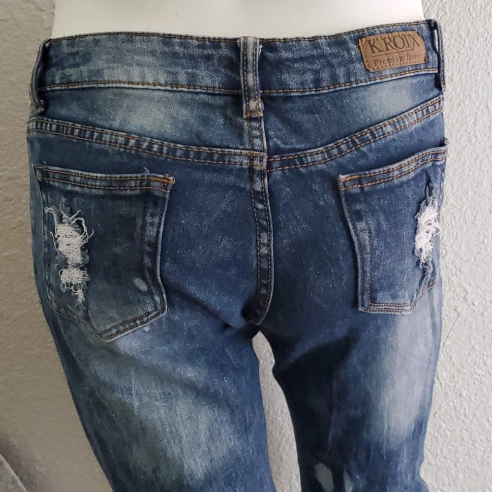 Kroix Designer Ripped jeans with pockets - Picture 8 of 13